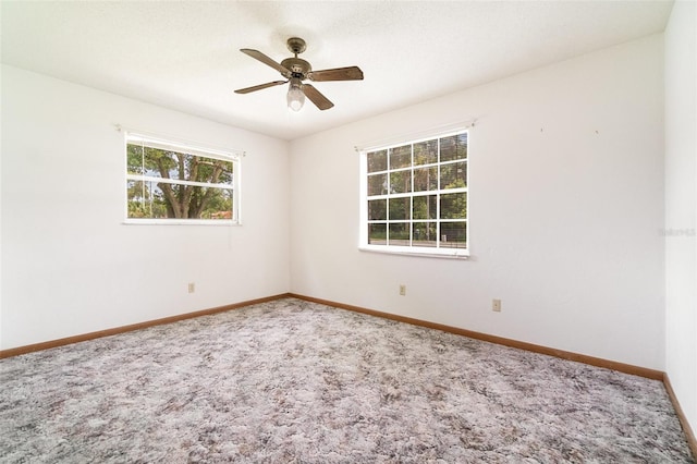201 W New York Ave, Orange City, FL 32763 - carpeted spare room with a ceiling fan and baseboards