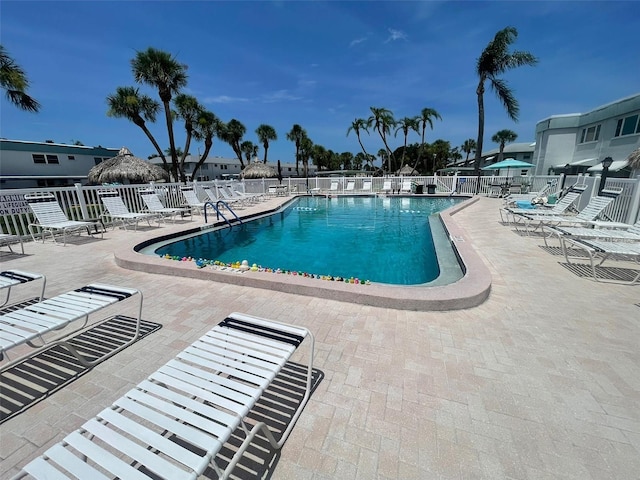 5247 81st St N Unit 2, Saint Petersburg, FL 33709 - community pool featuring a patio area