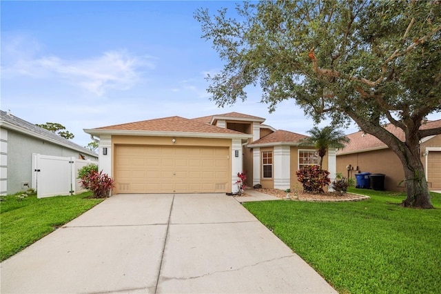 826 Addison Dr NE, Saint Petersburg, FL 33716 - ranch-style home featuring stucco siding, a front yard, and concrete driveway