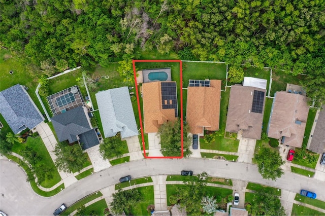 826 Addison Dr NE, Saint Petersburg, FL 33716 - aerial view of property and surrounding area with property parcel outlined