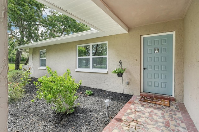 10614 Hudson Ave, Hudson, FL 34669 - entrance to property with stucco siding