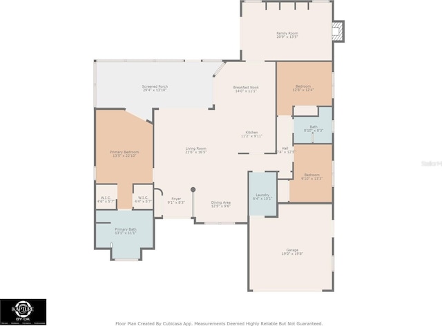 22946 Brownwood Ct, Land O Lakes, FL 34639 - view of property floor plan