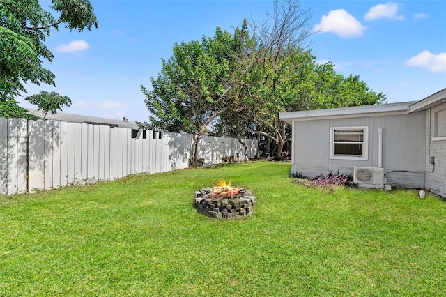 4922 Bola St, New Port Richey, FL 34652 - view of yard with a fire pit