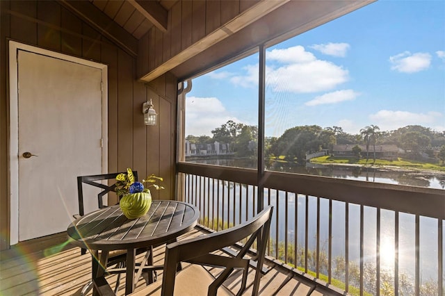 10423 Carrollbrook Cir Unit 203, Tampa, FL 33618 - balcony with a water view