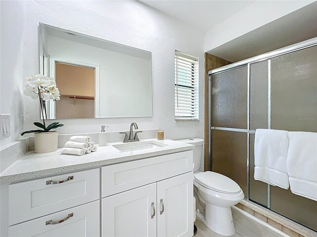 21426 Quesada Ave, Port Charlotte, FL 33952 - bathroom featuring vanity and a stall shower