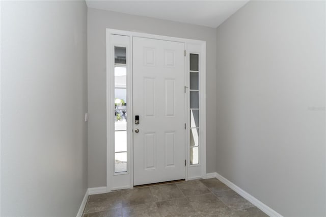 2801 Midnight Pearl Dr, Sarasota, FL 34240 - foyer with baseboards