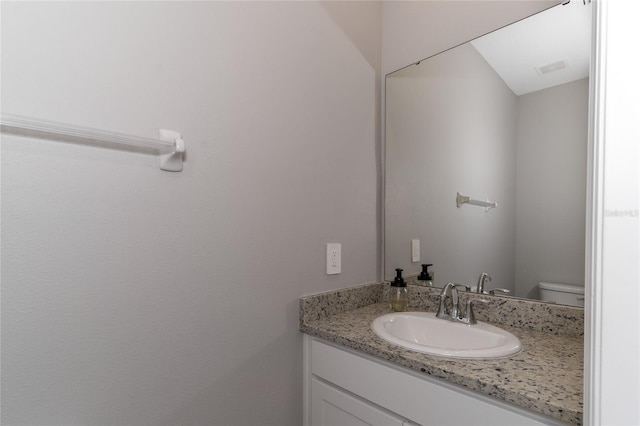 2801 Midnight Pearl Dr, Sarasota, FL 34240 - bathroom featuring vanity and toilet