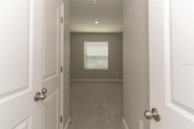 2801 Midnight Pearl Dr, Sarasota, FL 34240 - hallway with carpet flooring and baseboards