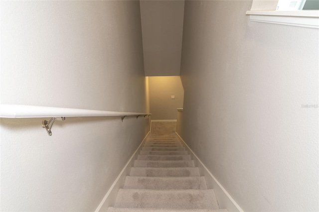 2801 Midnight Pearl Dr, Sarasota, FL 34240 - stairs with baseboards