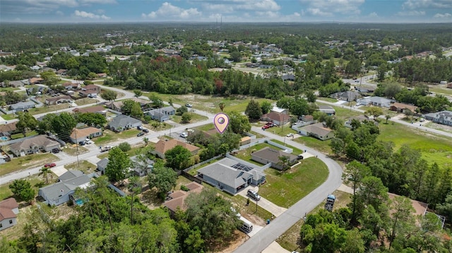 9642 Elgin Blvd, Spring Hill, FL 34606 - aerial view of property and surrounding area with nearby suburban area