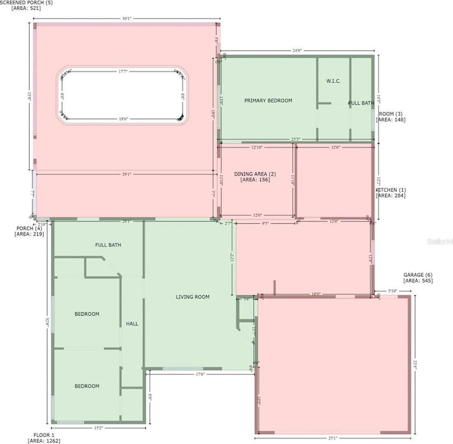 9642 Elgin Blvd, Spring Hill, FL 34606 - home floor plan