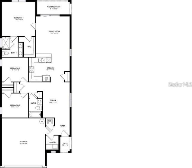 3762 Mossy Limb Ct, Palmetto, FL 34221 - view of property floor plan