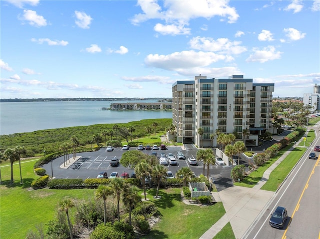 1501 Gulf Blvd Unit 201, Clearwater Beach, FL 33767 - bird's eye view of a large body of water and apartment complex