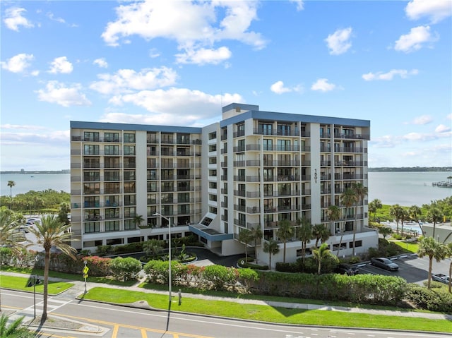 1501 Gulf Blvd Unit 201, Clearwater Beach, FL 33767 - view of apartment building / complex featuring a water view