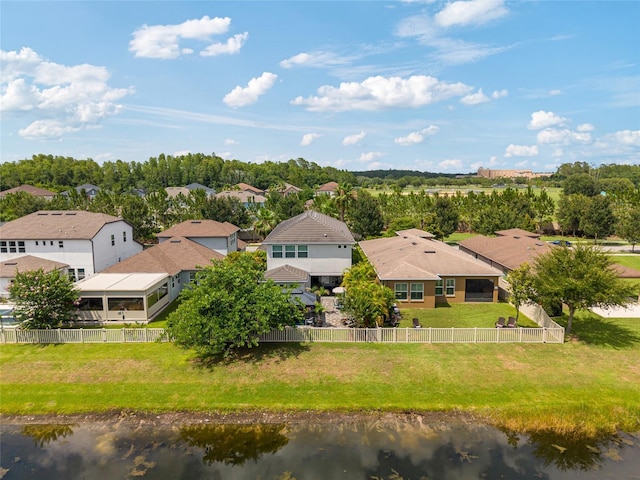 3532 Wicket Field Rd, Lutz, FL 33548 - aerial perspective of suburban area featuring a nearby body of water
