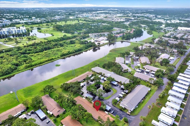 1206 10th Cir SE, Largo, FL 33771 - aerial view of property and surrounding area featuring a nearby body of water