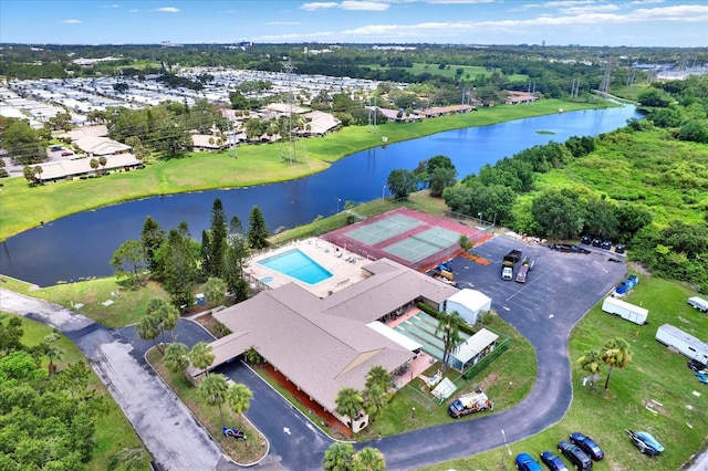 1206 10th Cir SE, Largo, FL 33771 - aerial view of a nearby body of water and a pool