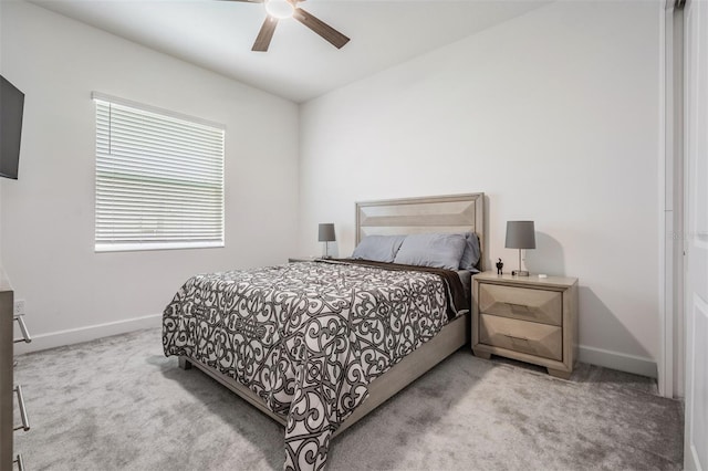 3197 Acacia Bay Ave, Wesley Chapel, FL 33543 - carpeted bedroom with baseboards and ceiling fan