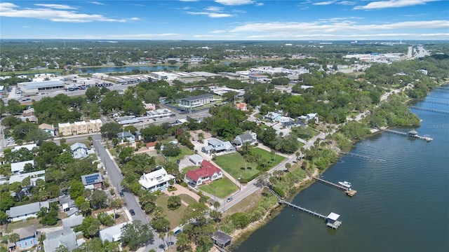 711 N Indian River Dr, Cocoa, FL 32922 - aerial view of property and surrounding area featuring a large body of water