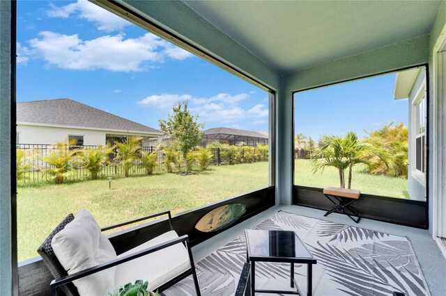 5415 Limelight Dr, Apollo Beach, FL 33572 - view of sunroom
