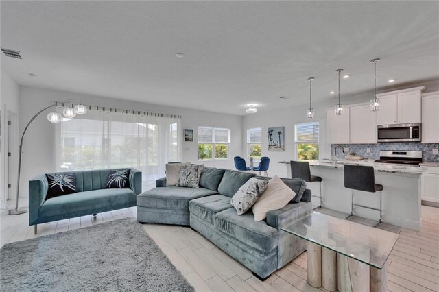 5415 Limelight Dr, Apollo Beach, FL 33572 - living area with recessed lighting