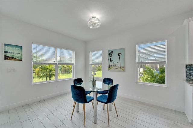 5415 Limelight Dr, Apollo Beach, FL 33572 - dining area with baseboards