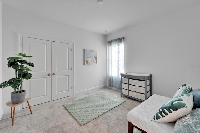 5415 Limelight Dr, Apollo Beach, FL 33572 - sitting room featuring carpet and baseboards