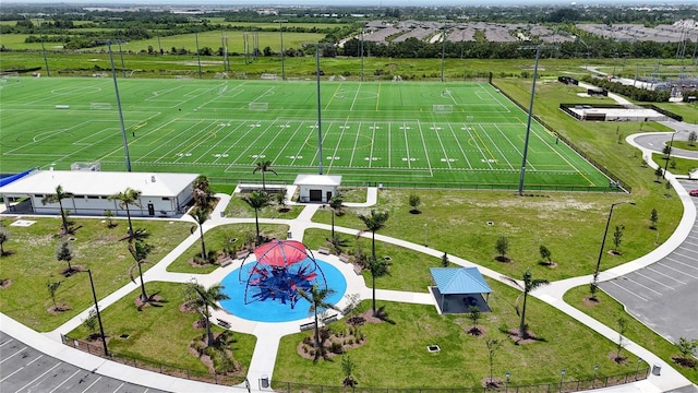 5415 Limelight Dr, Apollo Beach, FL 33572 - drone / aerial view of a pool area