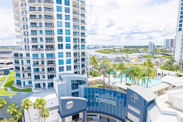 1209 E Cumberland Ave Unit 1003, Tampa, FL 33602 - view of apartment building / complex with a view of city