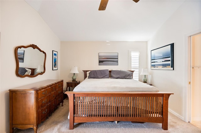 2043 Wrangler Dr, Brandon, FL 33511 - bedroom featuring light colored carpet, ceiling fan, and baseboards