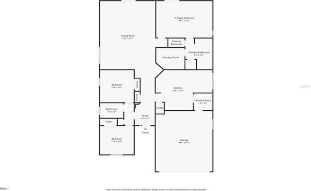 2043 Wrangler Dr, Brandon, FL 33511 - home floor plan
