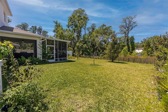 8423 Praise Dr, Tampa, FL 33625 - view of yard featuring a sunroom