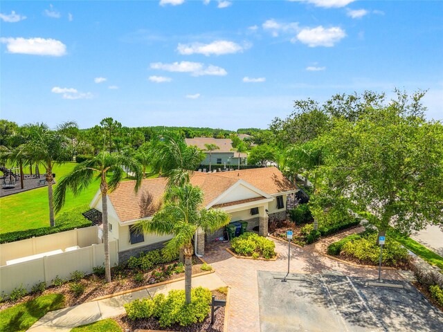 17342 Lawn Orchid Loop, Land O Lakes, FL 34638 - aerial view of property and surrounding area
