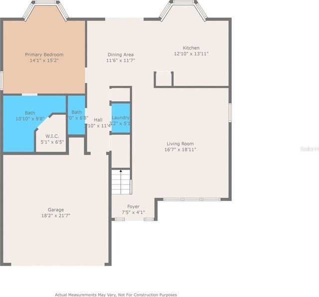 17342 Lawn Orchid Loop, Land O Lakes, FL 34638 - floor plan / room layout