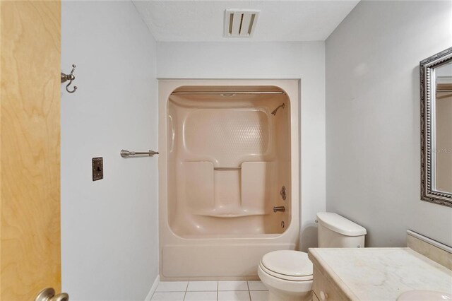 1414 75th St NW, Bradenton, FL 34209 - bathroom featuring vanity, bathing tub / shower combination, and tile patterned flooring