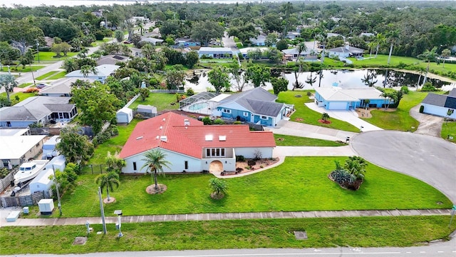 1414 75th St NW, Bradenton, FL 34209 - aerial view of residential area featuring a nearby body of water