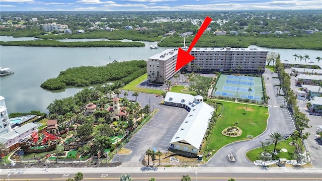 19451 Gulf Blvd Unit 205, Indian Shores, FL 33785 - bird's eye view of a nearby body of water