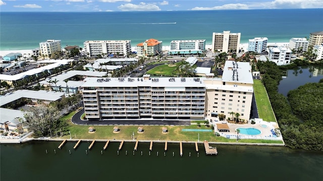 19451 Gulf Blvd Unit 205, Indian Shores, FL 33785 - view of urban area with a nearby body of water and apartment complex / building