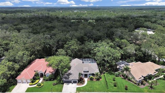 15024 Eaglepark Pl, Lithia, FL 33547 - drone / aerial view of a heavily wooded area