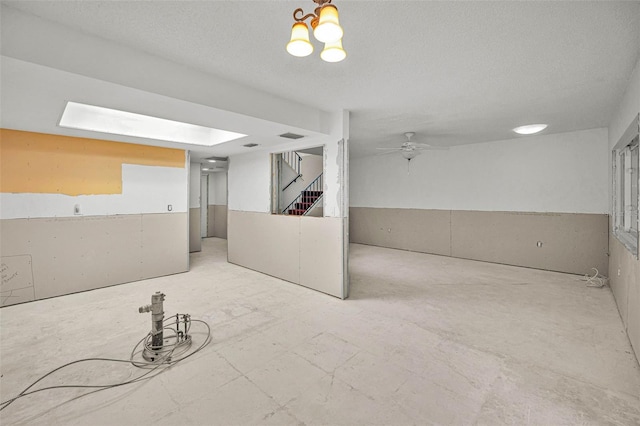 1660 Cape Ann Ave NE Unit 2, Saint Petersburg, FL 33702 - basement featuring stairway and ceiling fan