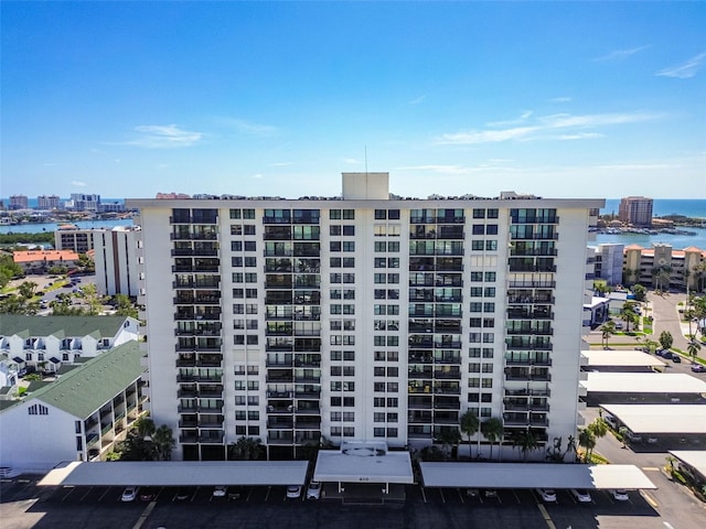 400 Island Way Unit 502, Clearwater Beach, FL 33767 - view of apartment building / complex with a view of city and a water view