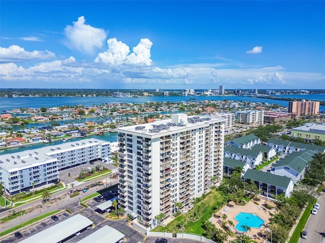 400 Island Way Unit 502, Clearwater Beach, FL 33767 - view of urban area featuring apartment complex / building and a nearby body of water