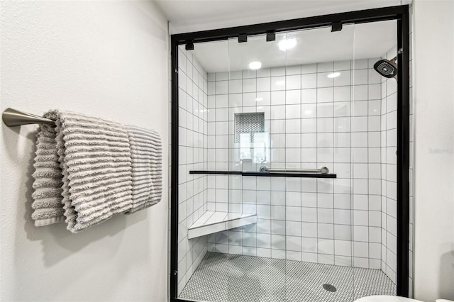 400 Island Way Unit 502, Clearwater Beach, FL 33767 - bathroom featuring a stall shower