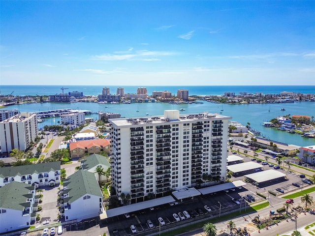 400 Island Way Unit 502, Clearwater Beach, FL 33767 - view of urban area with a large body of water and apartment complex