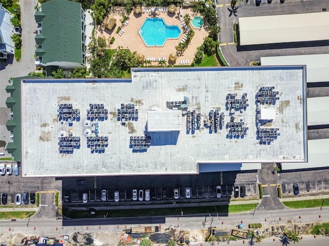 400 Island Way Unit 502, Clearwater Beach, FL 33767 - aerial view of a pool area
