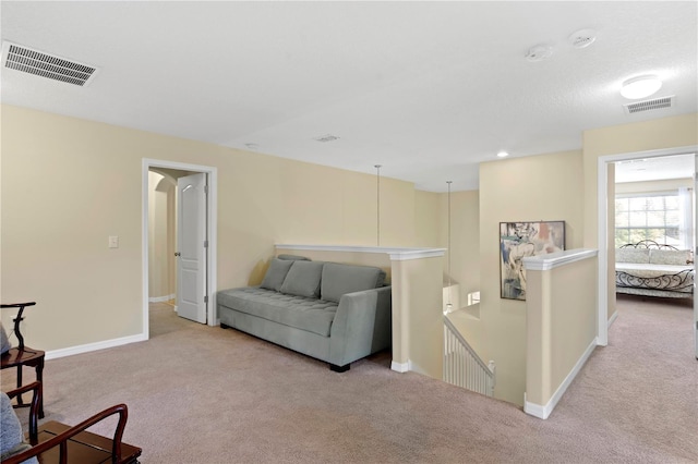 10216 Summer Azure Dr, Riverview, FL 33578 - sitting room featuring an upstairs landing and carpet floors