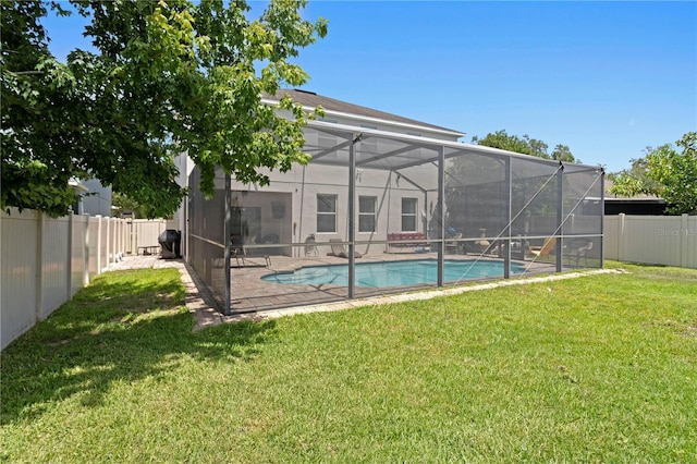 10216 Summer Azure Dr, Riverview, FL 33578 - rear view of house featuring a fenced backyard and a patio