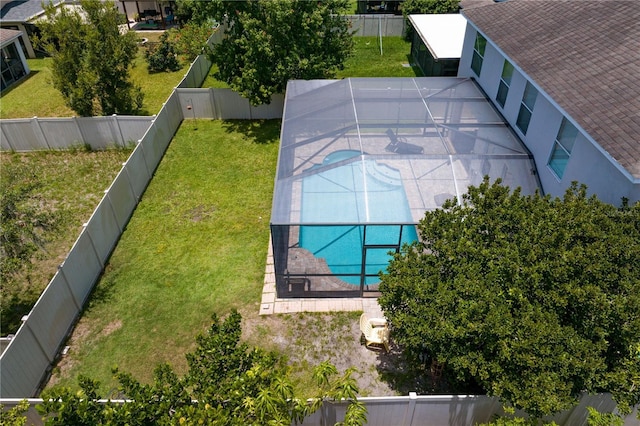 10216 Summer Azure Dr, Riverview, FL 33578 - drone / aerial view of a pool