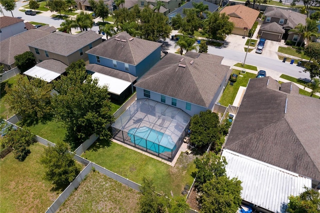 10216 Summer Azure Dr, Riverview, FL 33578 - aerial view of residential area with a pool