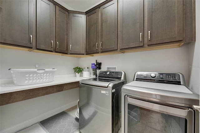 7420 Paradiso Dr, Apollo Beach, FL 33572 - washroom with independent washer and dryer and cabinet space